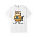 Kitten Jumper Shirt Cat Espresso Gift Women Kawaii Tee Sweater T-Shirt Cat Fan Cartoon Tshirt Coffee Design Doodle Latte Cup Tshirt
