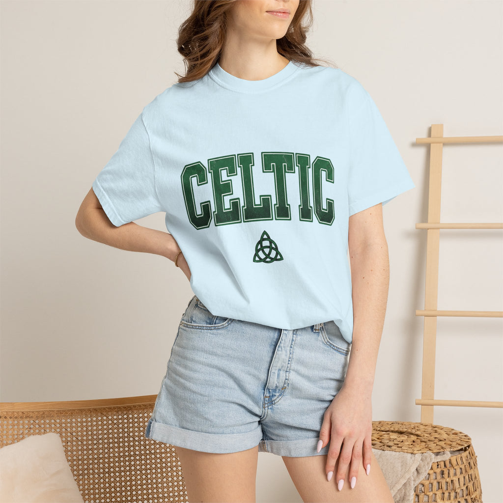 Irish Weave Shirt St Patrick's Day Celtic Gift Women Hand Drawn Tee Irish Twill T-Shirt Shamrock Fan Hand Drawn Tshirt Celtic Graphic