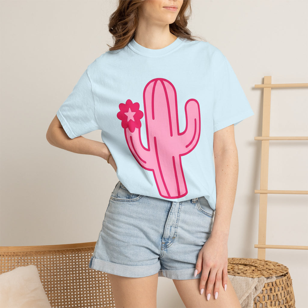 Cactus Graphic Shirt Cowgirl Western Gift Women Minimal Tee Succulent T-Shirt Rodeo Fan Country Tshirt Cowboy Graphic Retro Star Flower