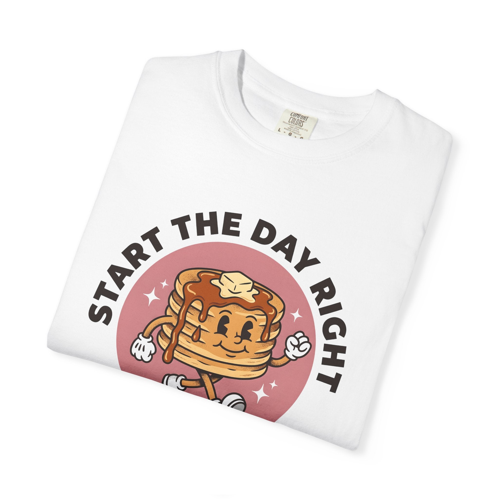 Pancake Tower Shirt Desserts Brunch Gift Women Comic Tee Stack T-Shirt Sweets Fan Cartoon Tshirt Breakfast Graphic Vintage Honey Tshirt