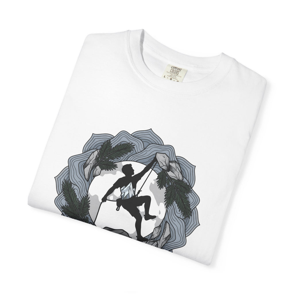 Climbing Sport Shirt Sports & Activities Travel Gift Women Cartoon Tee Rock Climbing T-Shirt Athlete Fan Cartoon Tshirt Adventure Graphic
