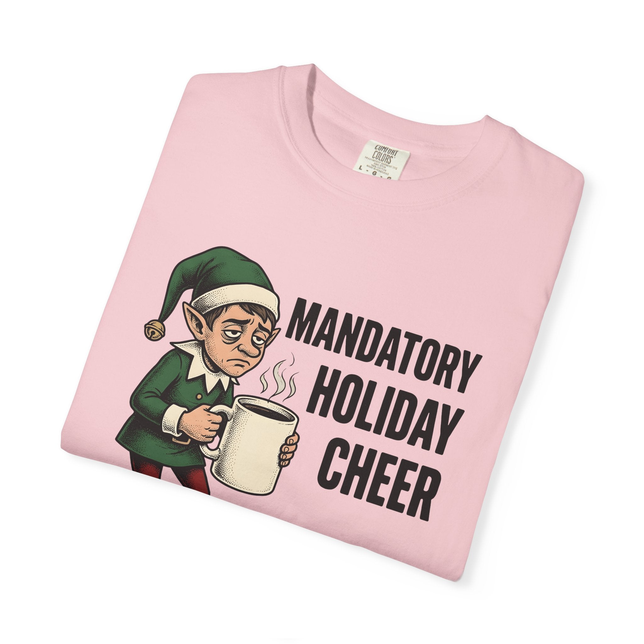 Weary Christmas Helper Shirt Christmas Fun Gift Women Shabby Chic Tee Elf T-Shirt Xmas Fan Holiday Tshirt Amusement Graphic Retro Tea Mug