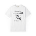 Possum Flying Broom Shirt Halloween Creatures Gift Women Line Art Tee Opossum T-Shirt Spooky Fan Minimalist Tshirt Monster Graphic Rustic