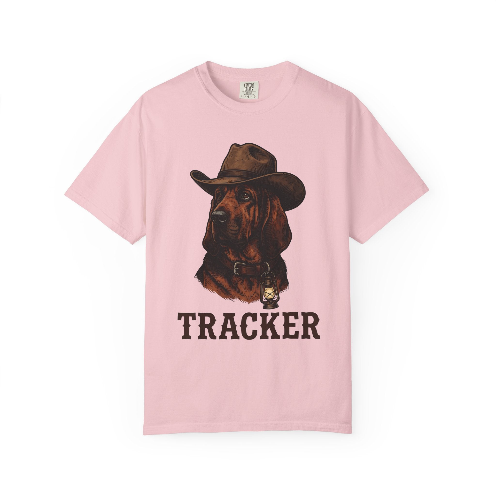 Bloodhound Puppy Shirt Dog Country Gift Women Retro Tee Hound T-Shirt Dog Fan Vintage Graphic Country Illustration Sketch Cowboy Hat Tshirt