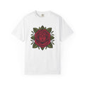 Flower Face Shirt Boho Chic Floral Gift Women Tattoo Tee Floral Face T-Shirt Bohemian Fan Ink Tshirt Blossom Graphic Boho Leaves Tshirt