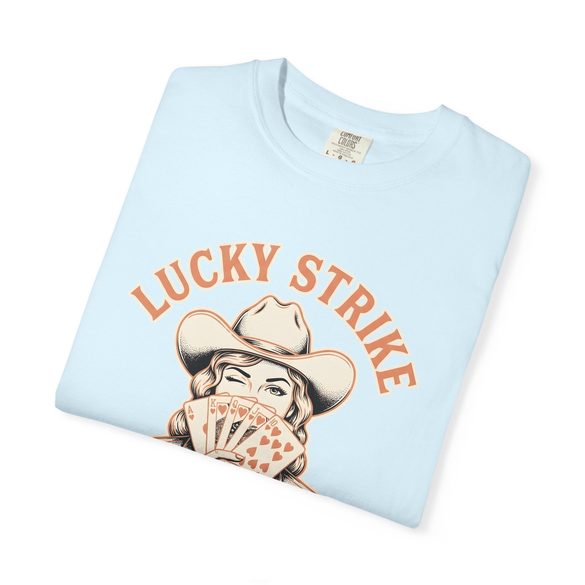 Cowgirl Cards Shirt Cowgirl Cowboy Gift Women Classic Tee Playing Cards T-Shirt Rodeo Fan Retro Tshirt Cowboy Graphic Old School Poker Cards