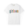 Flower Lettering Shirt Mom Relatives Gift Women Whimsical Tee Typography T-Shirt Motherhood Fan Handlettered Tshirt Family Graphic Vintage