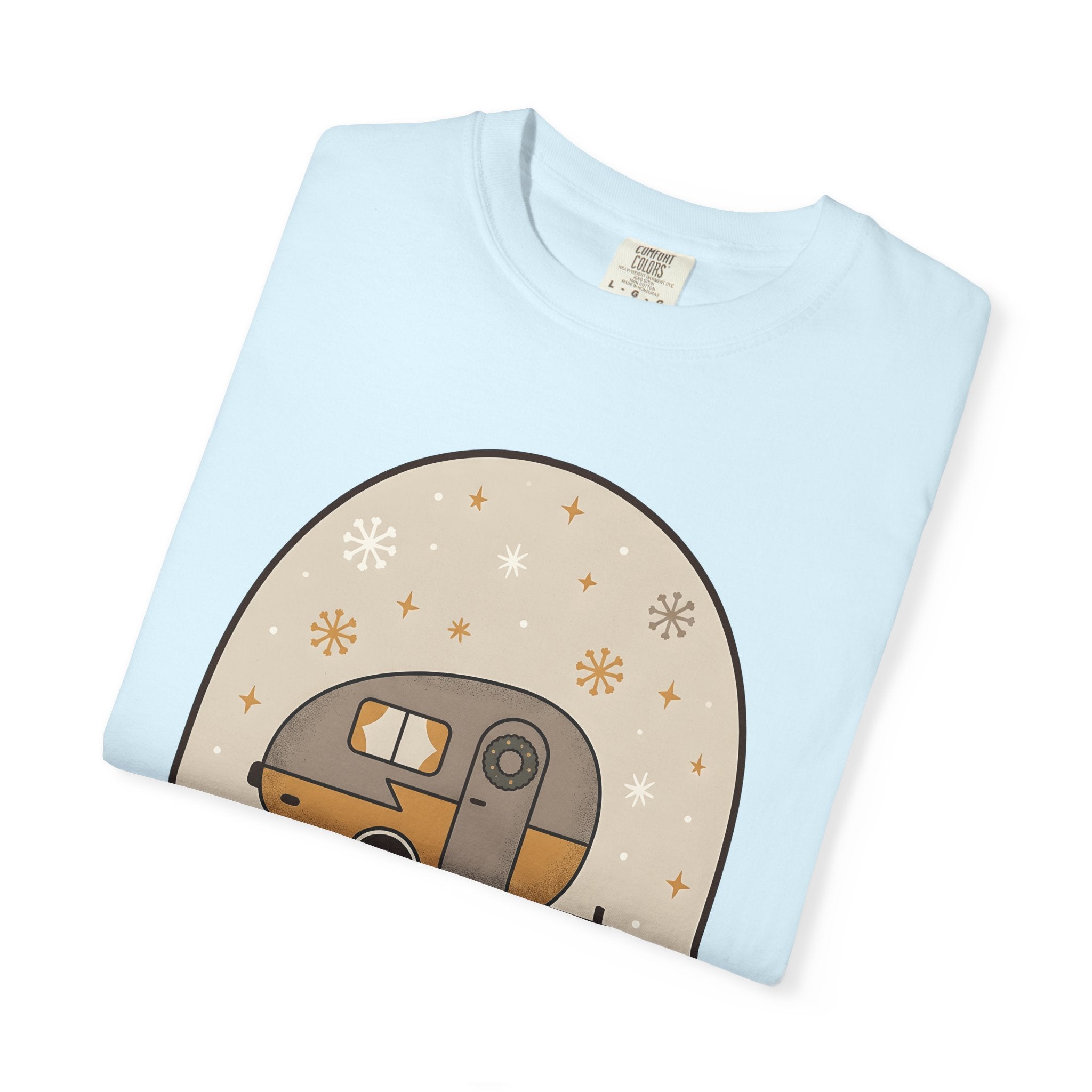 Classic Camper Shirt Christmas Hiking Gift Women Fun Tee Rv T-Shirt Christmas Fan Vintage Tshirt Trek Graphic Old-Fashioned Frost Flakes