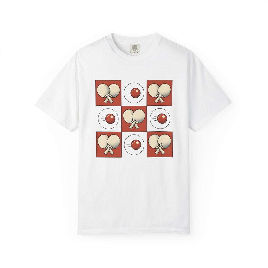 Table Tennis Paddles Shirt Sports Board Games Gift Women Comic Tee Ping Pong Bat T-Shirt Athlete Fan Tabletop Graphic Vintage Ping Pong Ball