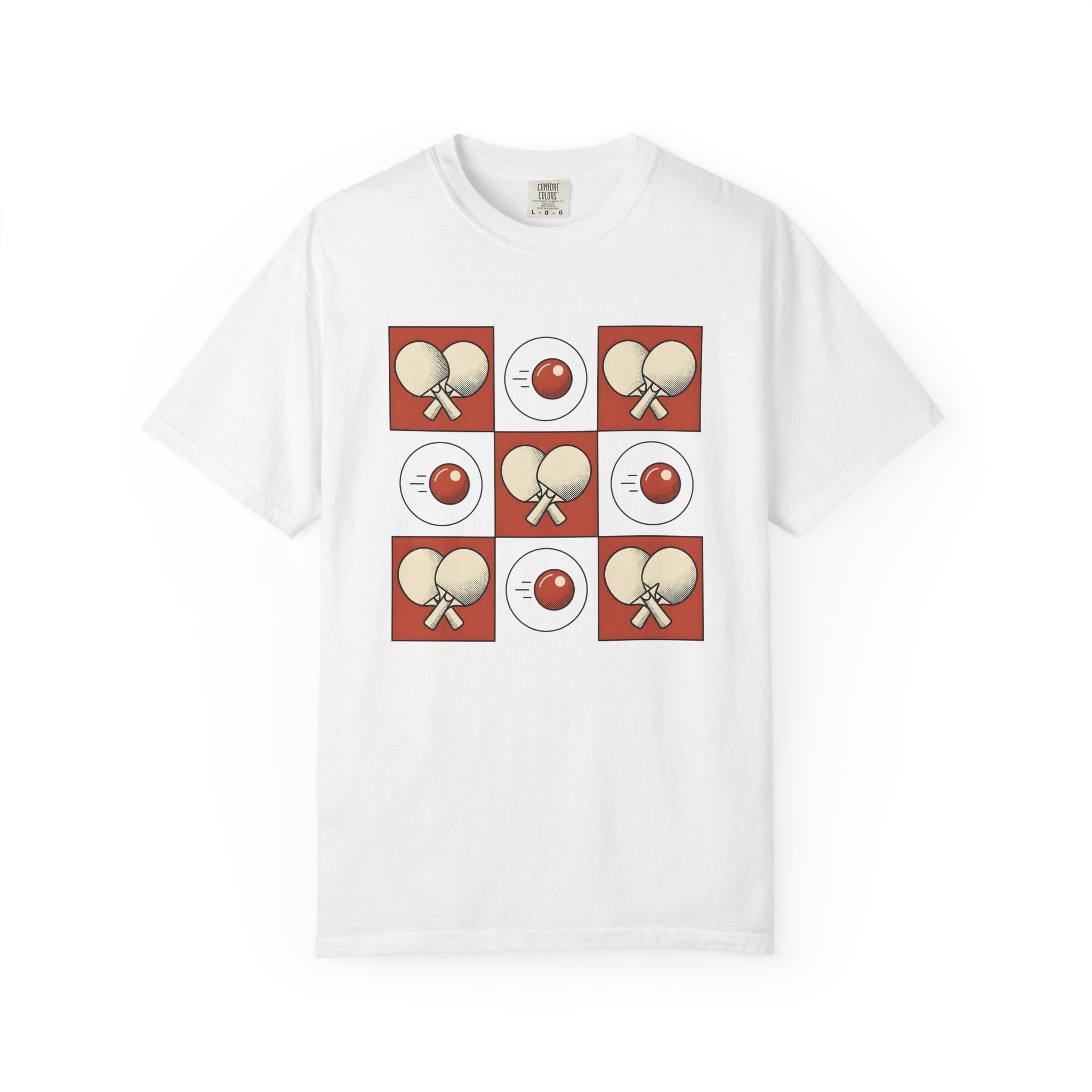Table Tennis Paddles Shirt Sports Board Games Gift Women Comic Tee Ping Pong Bat T-Shirt Athlete Fan Tabletop Graphic Vintage Ping Pong Ball
