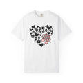 Ballet Shoes Shirt Moms Dance Gift Women Cute Tee Pointe Shoes T-Shirt Mother Enthusiast Adorable Tshirt Dancing Graphic Hand Drawn Heart
