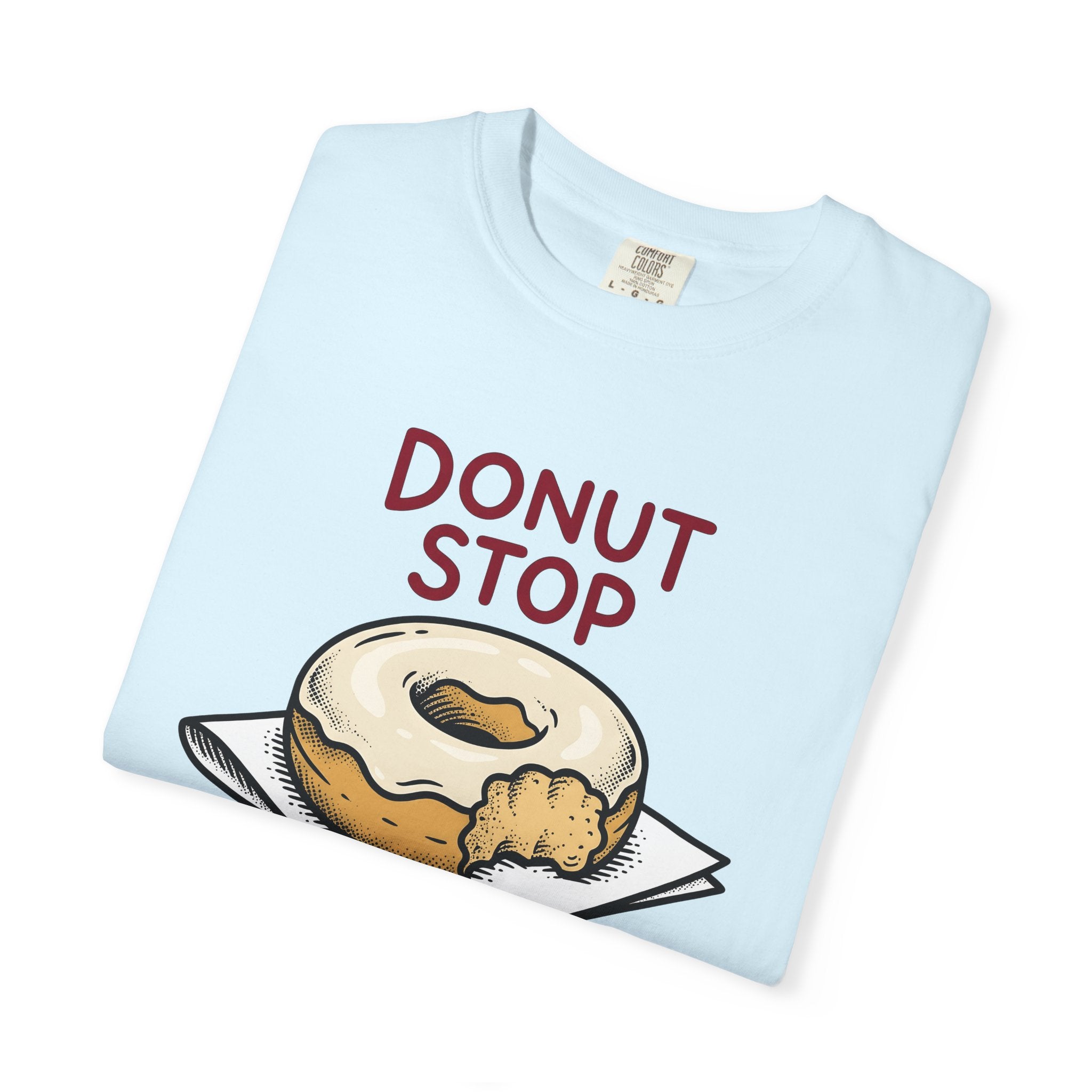 Donut Illustration Shirt Desserts Cooking Gift Women Comic Tee Doughnut T-Shirt Pastry Fan Cartoon Tshirt Baking Graphic Vintage Tissue