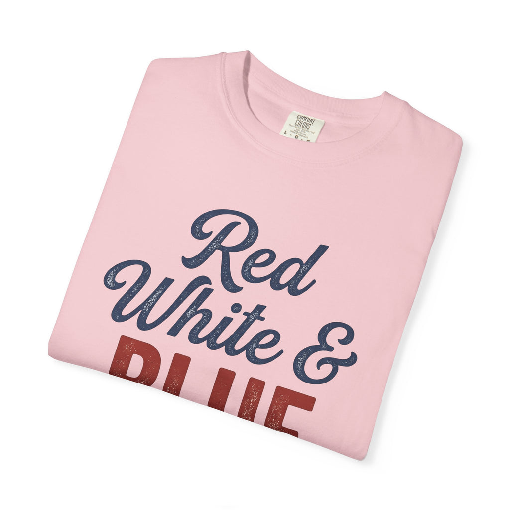 America Text Shirt 4th Of July Freedom Gift Women Heritage Tee American T-Shirt Independence Day Enthusiast Vintage Tshirt Liberty Graphic