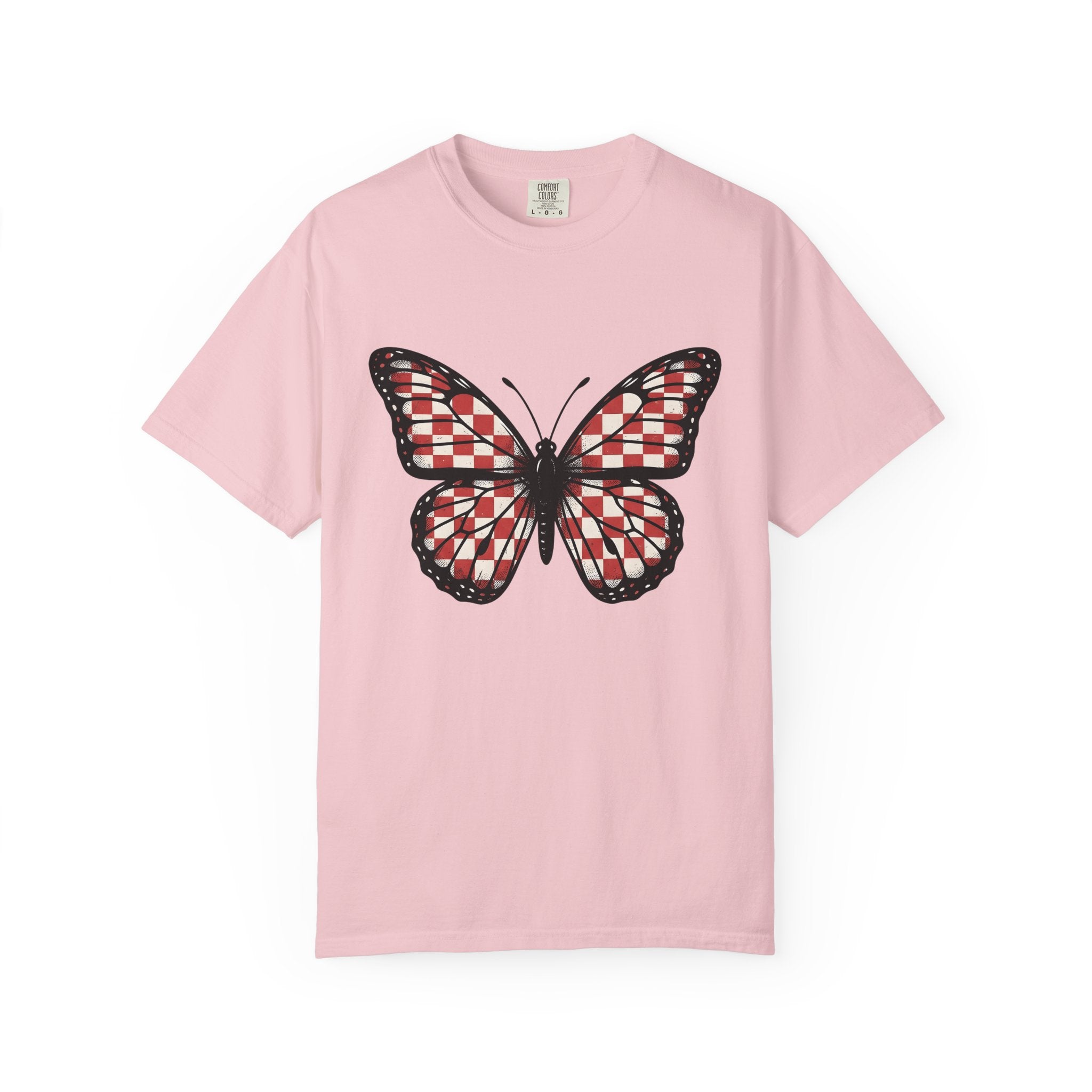 Butterfly Graphic Shirt Mom Nature Gift Women Farmhouse Tee Butterfly T-Shirt Motherhood Fan Rustic Tshirt Environmental Graphic Vintage