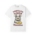 Grumpy Cat Bunny Ears Shirt Easter Humor Gift Women Vintage Tee Grumpy Cat T-Shirt Easter Fan Retro Tshirt Funny Graphic Hand Drawn