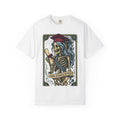 Skeleton Grad Shirt Boho Chic Ceremony Gift Women Neo Traditional Tattoo Tee Skeleton T-Shirt Bohemian Fan Tattooed Tshirt Graduation
