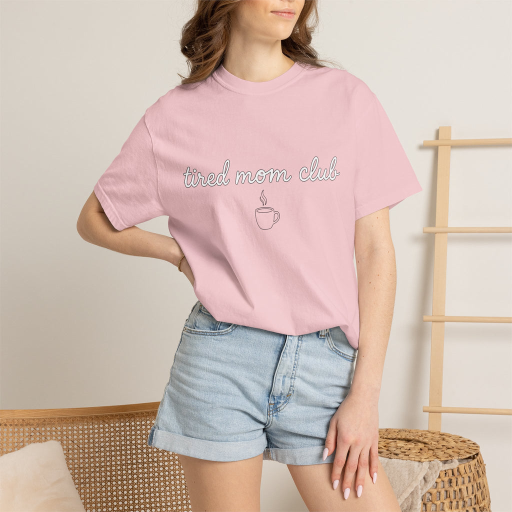 Coffee Cup Shirt Mom Coffee Gift Women Minimalist Tee Mug T-Shirt Mom Fan Simple Tshirt Caffeine Graphic Modern Steam Tshirt