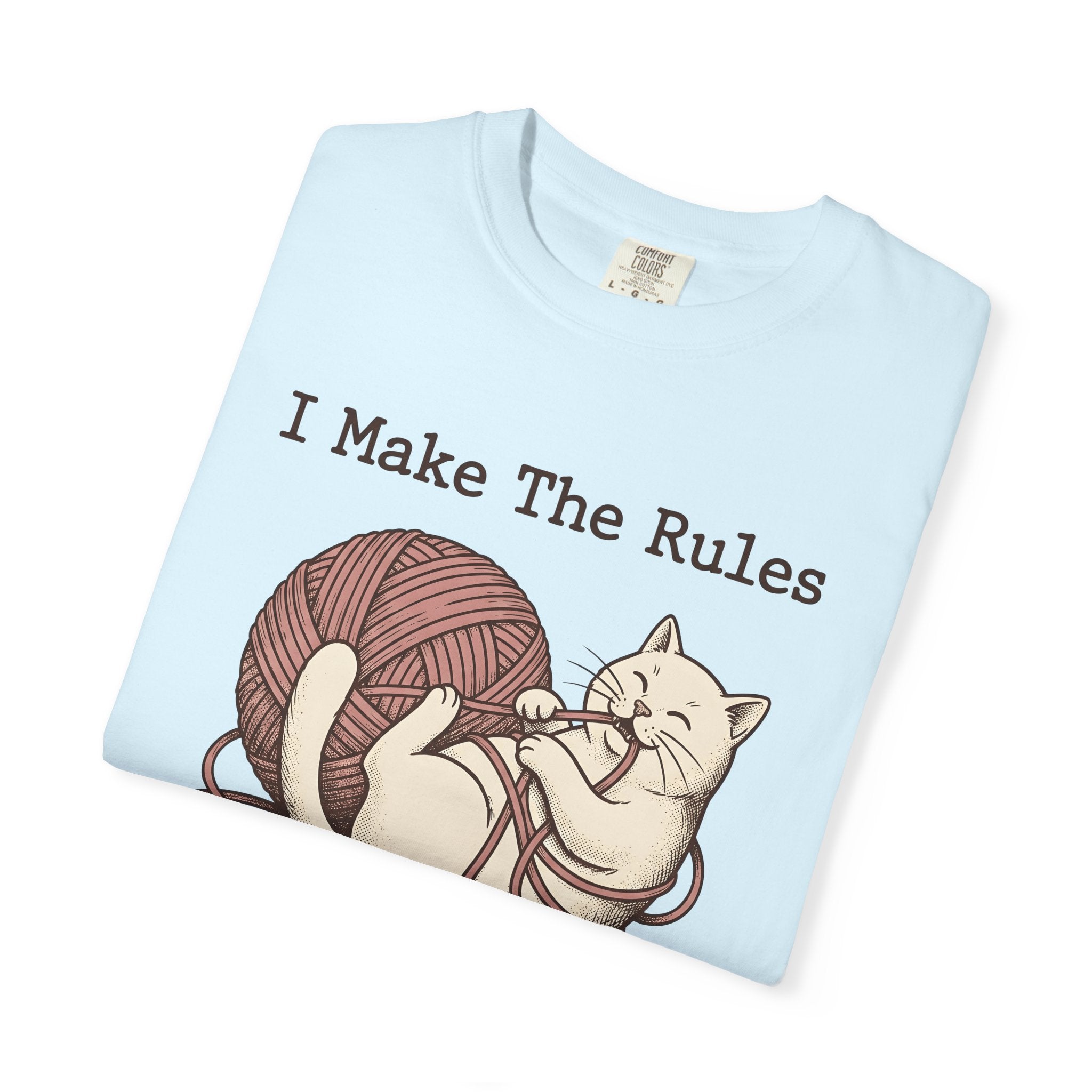 Kitten Yarn Ball Shirt Cat Jokes Gift Women Retro Tee Ball Of Yarn T-Shirt Cat Fan Vintage Tshirt Humor Graphic Sketch Funny Cat Tshirt
