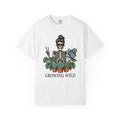 Skeleton Gardener Shirt Funny Plant Gift Women Bold Graphic Tee Skeleton T-Shirt Humor Fan Graphic Design Botany Retro Succulents Tshirt