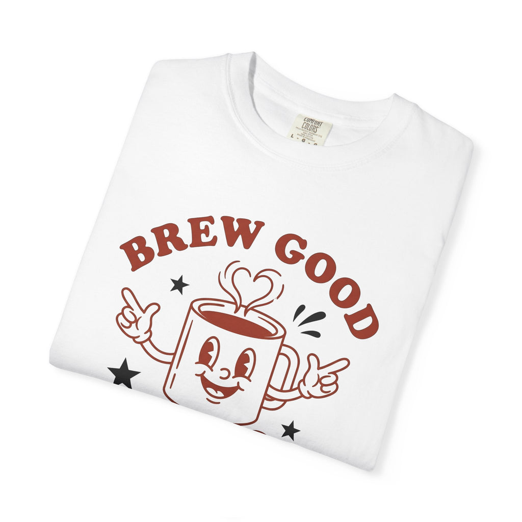 Espresso Mug Design Shirt Coffee Joke Gift Women Comic Strip Tee Coffee Mug T-Shirt Coffee Fan Cartoon Tshirt Pun Graphic Old School