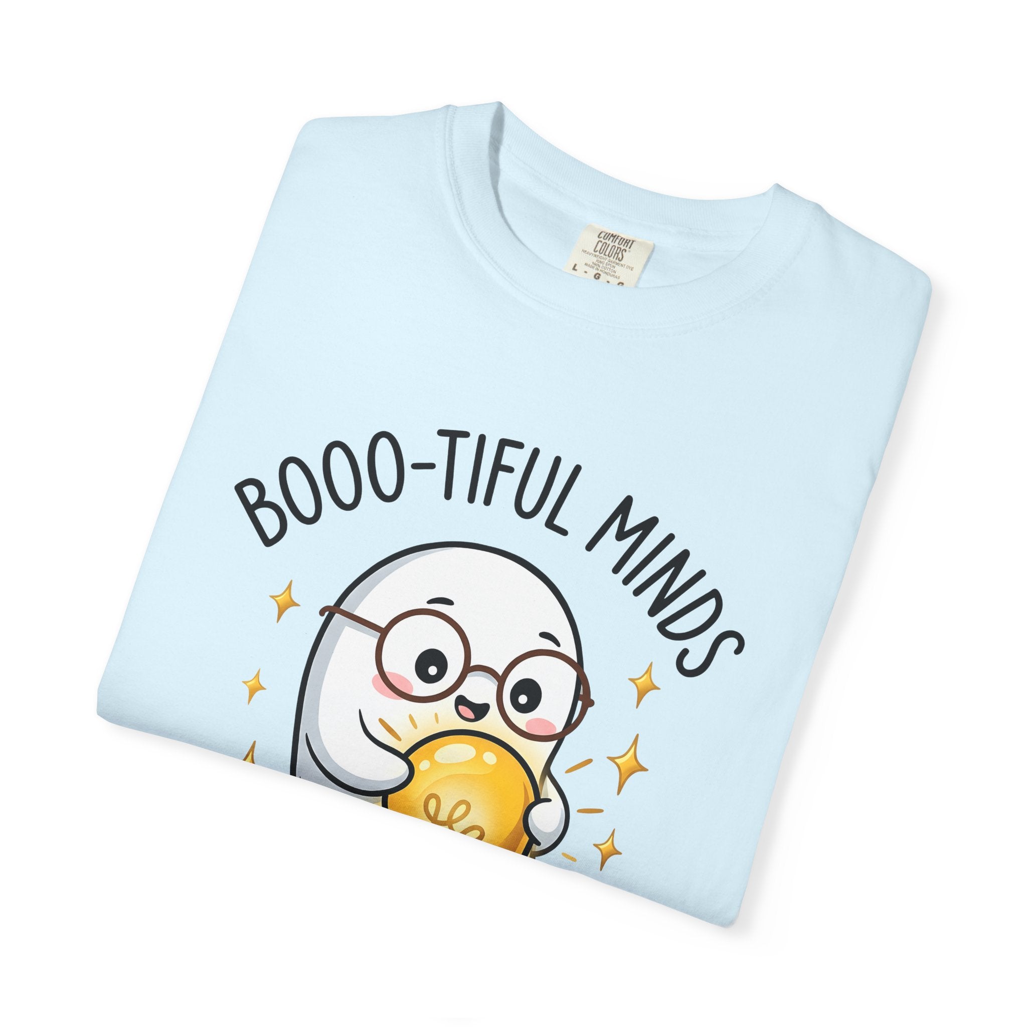 Spooky Specs Shirt Teachers Harvest Gift Women Chibi Tee Eyeglasses T-Shirt Educator Enthusiast Cartoon Tshirt Autumn Graphic Animation Bulb