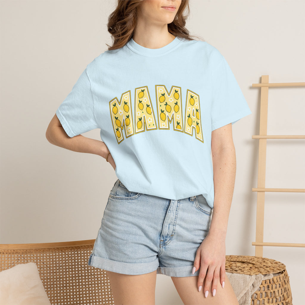 Lemon Design Shirt Moms Holiday Gift Women Whimsical Tee Citrus T-Shirt Mother Fan Vintage Tshirt Celebration Graphic Classic Flower Bouquet
