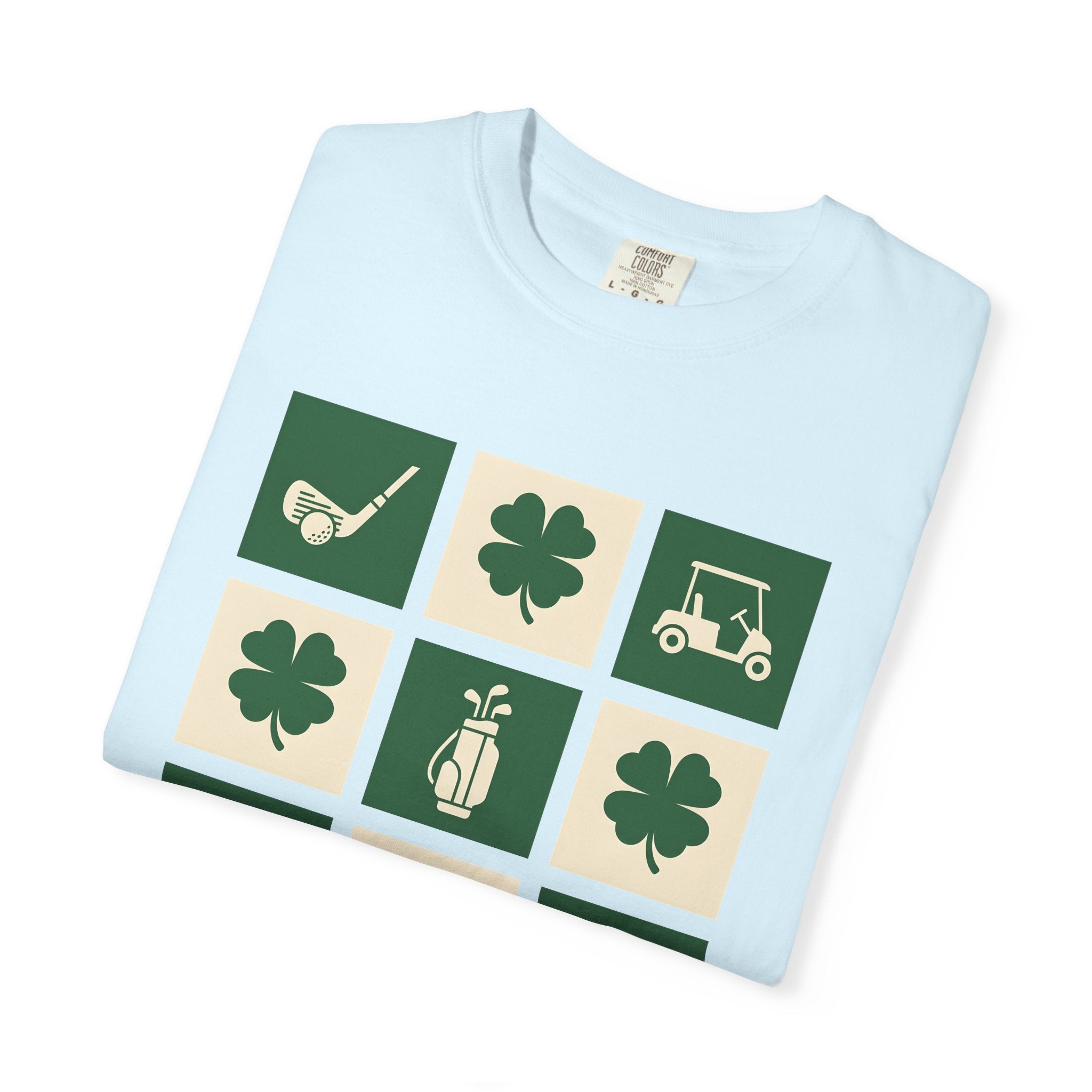 Lucky Golf Shirt St Patrick's Day Games Gift Women Basic Tee Golfing T-Shirt Luck Fan Simple Tshirt Gaming Graphic Old School Golf Cart