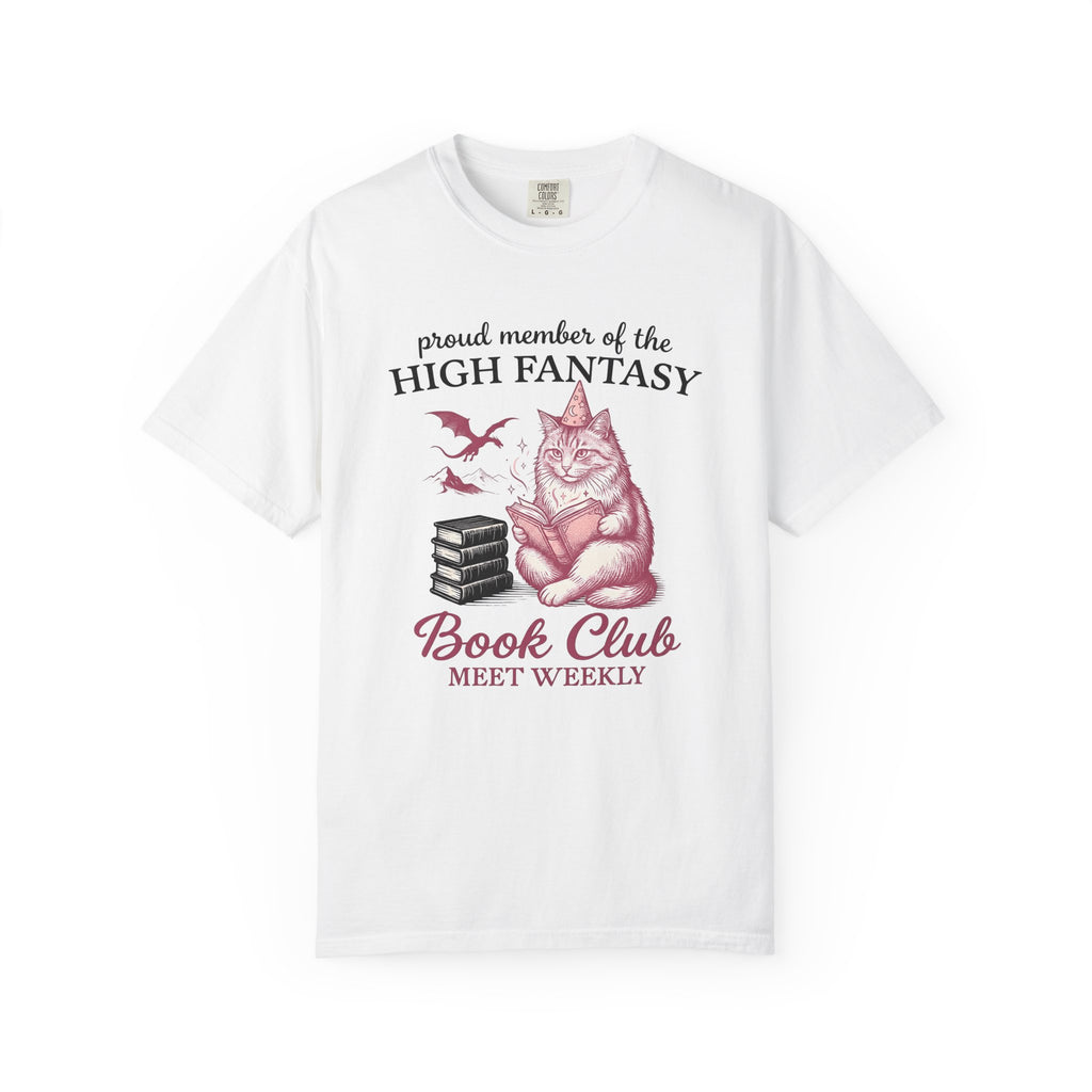 Wizard Cat Shirt Cat Fantasy Gift Women Vintage Tee Sorcerer Cat T-Shirt Feline Fan Retro Tshirt Mythical Graphic Hand Drawn Dragon Tshirt