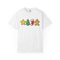 Yuletide Cookies Shirt Christmas Sweets Gift Women Animation Tee Christmas Cookies T-Shirt Xmas Fan Cartoon Tshirt Dessert Graphic Sketch