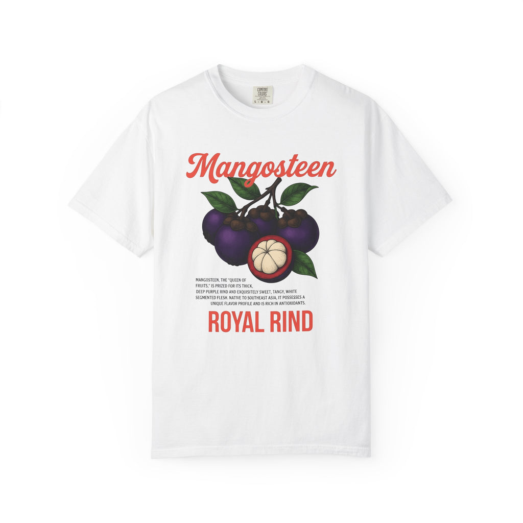 Mangosteen Fruit Shirt Fruit Kitchen Gift Women Hand Drawn Tee Mangosteen T-Shirt Fruit Fan Hand Drawn Tshirt Cooking Graphic Watercolor