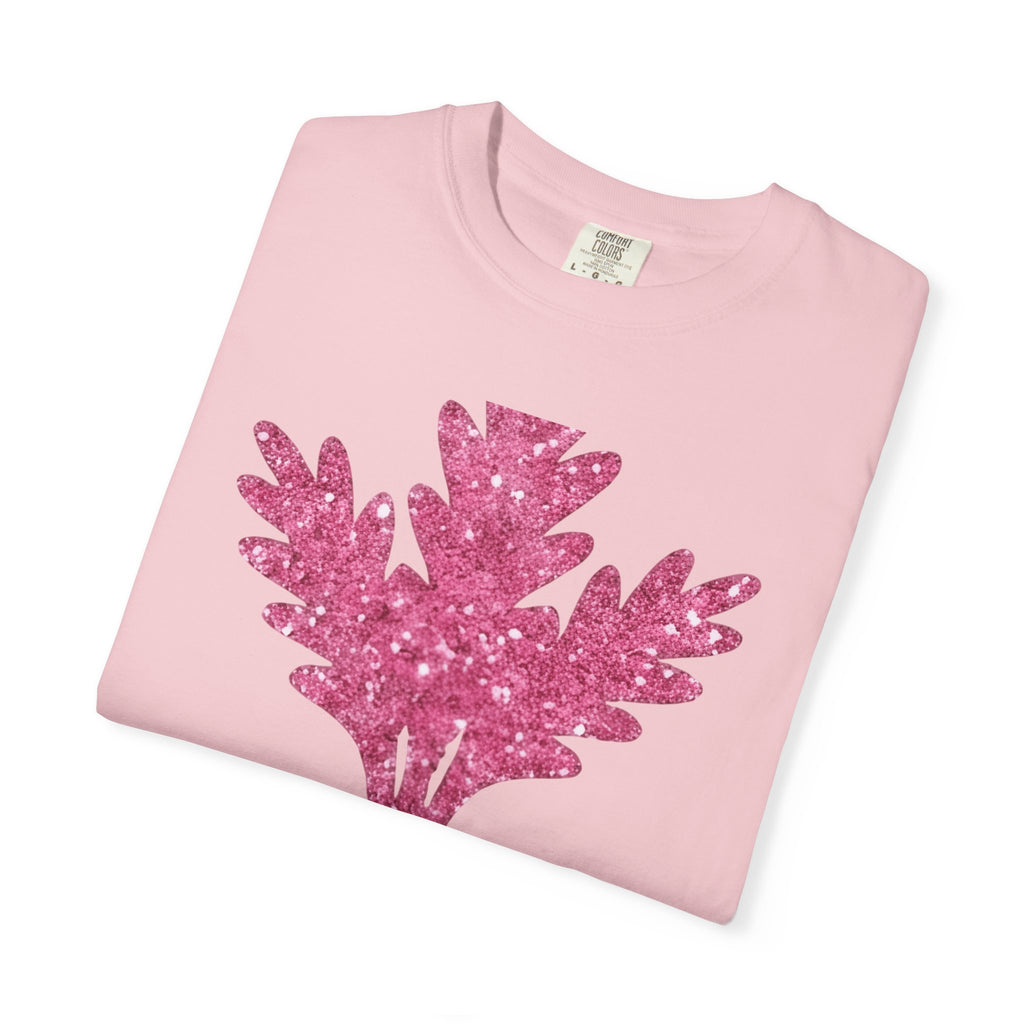 Shiny Carrot Shirt Easter Flowers Gift Women Glitter Tee Carrot T-Shirt Bunny Fan Orange Tshirt Floral Graphic Simple Rose Design Tshirt