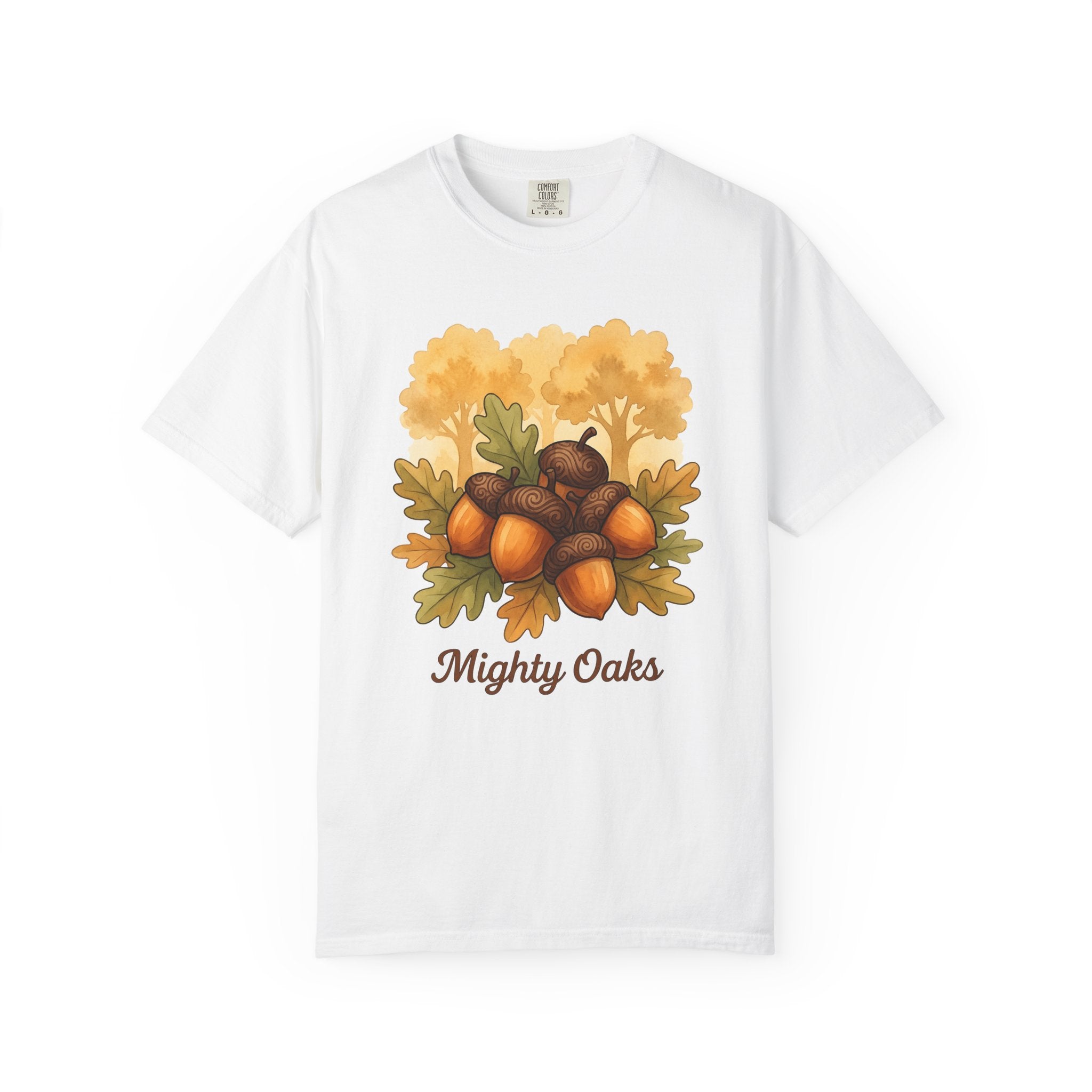Acorn Cluster Shirt Cottagecore Nature Gift Women Watercolor Tee Acorn T-Shirt Cottagecore Fan Watercolor Tshirt Outdoor Graphic Vintage Oak