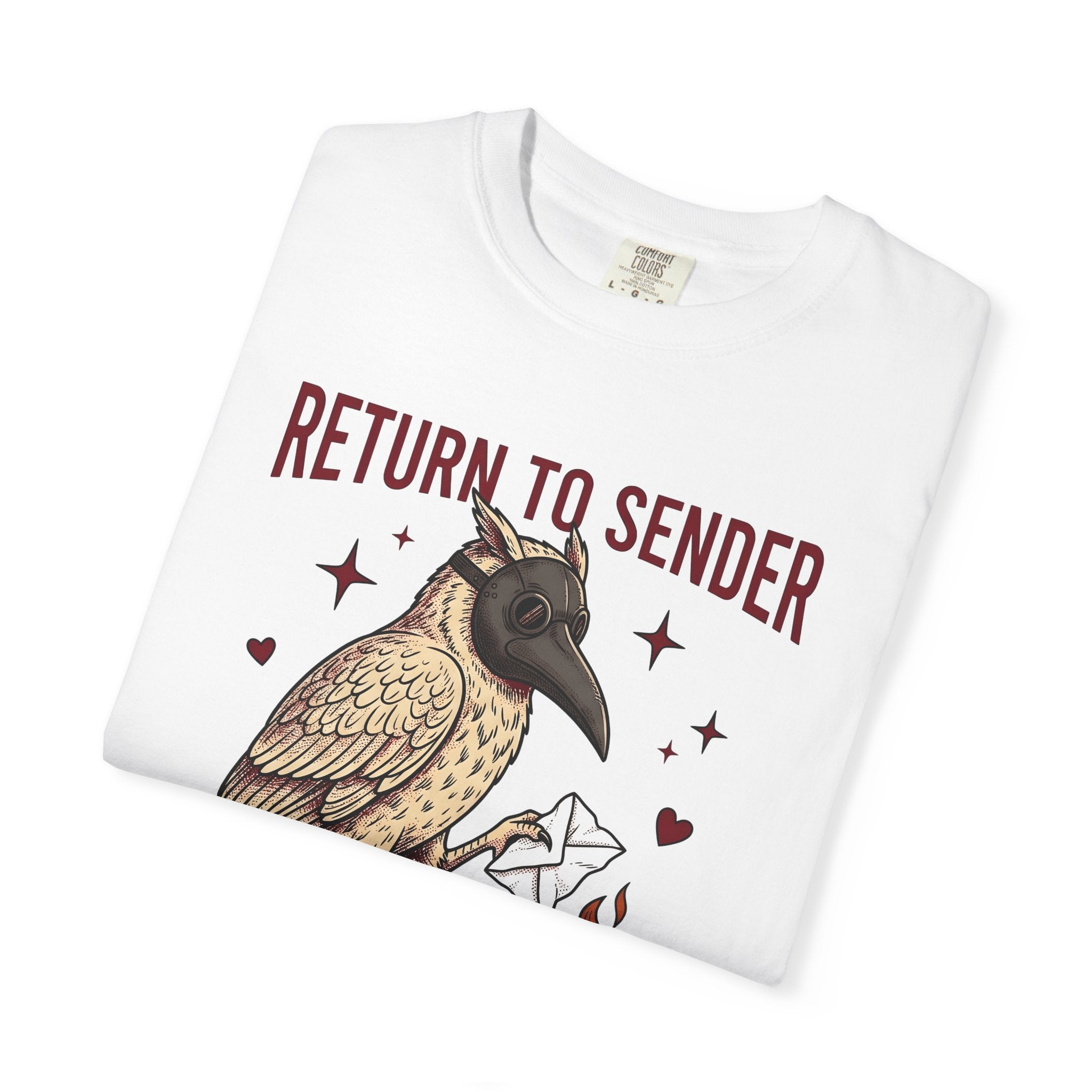 Plague Doctor Bird Shirt St. Valentine's Day Gothic Gift Women Tattoo Tee Beakbird T-Shirt Valentine Fan Traditional Tshirt Dark Graphic
