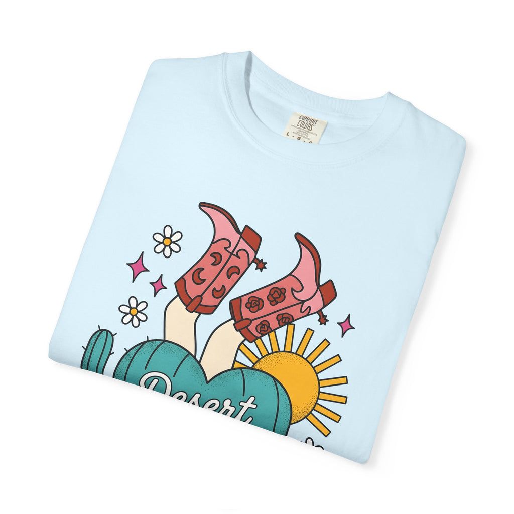 Cowboy Shoes Shirt Cowgirl Country Gift Women Sketch Tee Boots T-Shirt Rodeo Fan Cowboy Graphic Tshirt Doodle Prickly Pear Tshirt