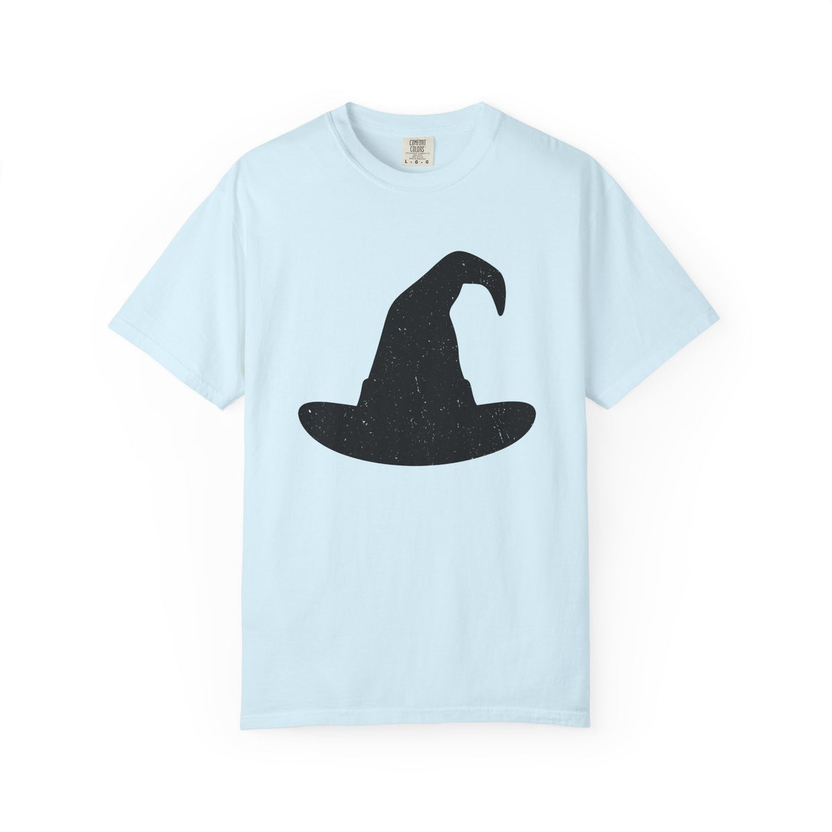 Witch Hat Shirt Halloween Magician Unisex Gift Retro Tee Pointy Hat T-Shirt