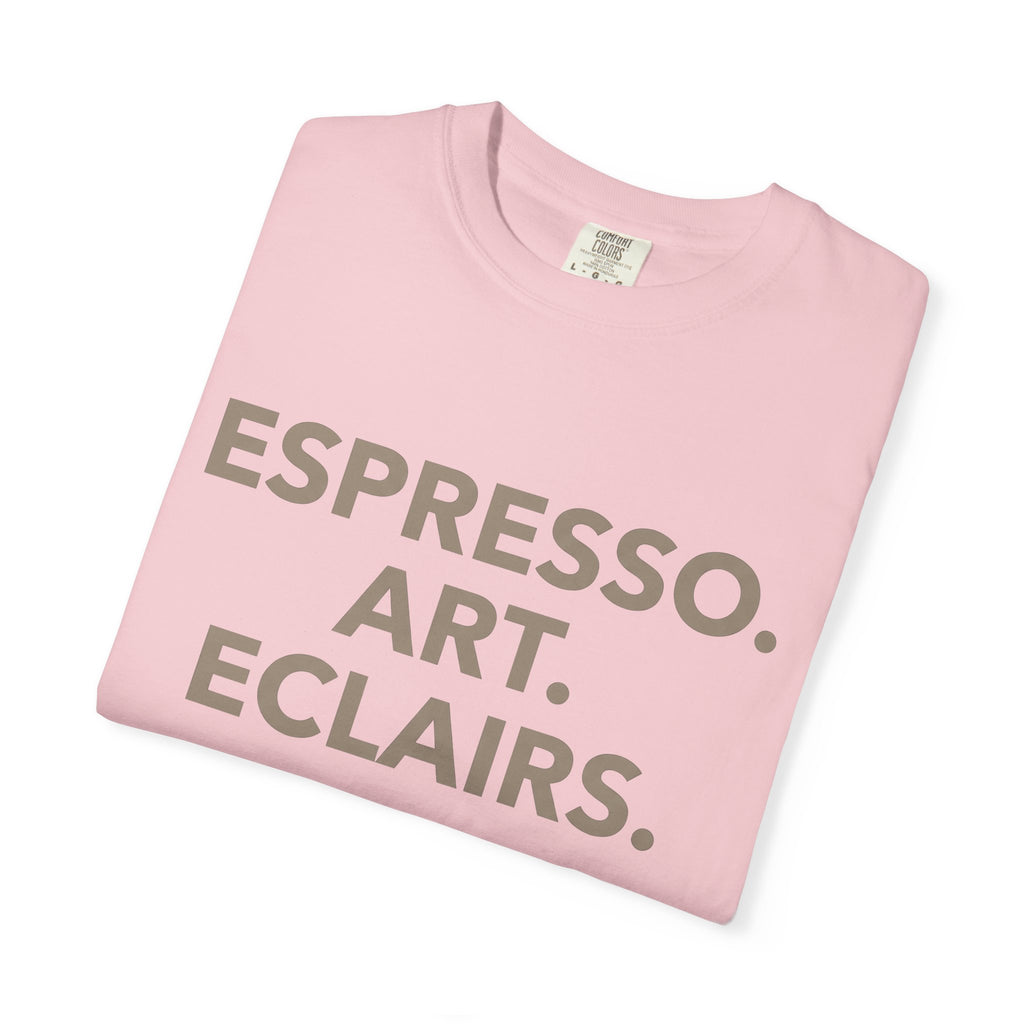 Big Letter Quote Shirt Coffee Bakeware Gift Women Sleek Tee Typography T-Shirt Java Fan Minimalist Tshirt Baking Design Fresh Cook Tshirt