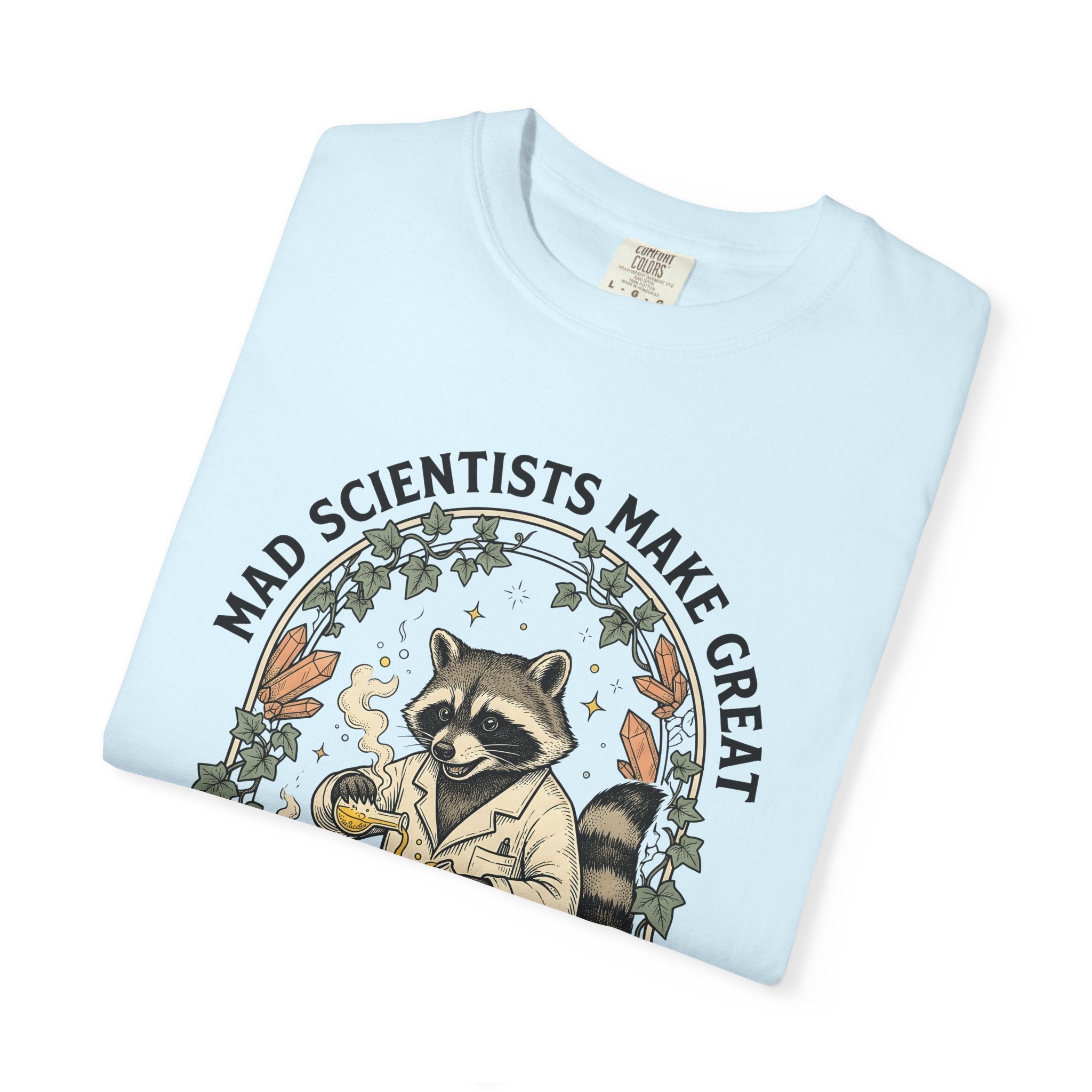 Raccoon Biologist Shirt Teacher Critters Gift Women Rustic Tee Wildlife Biologist T-Shirt Educator Enthusiast Animal Graphic Tshirt Outline