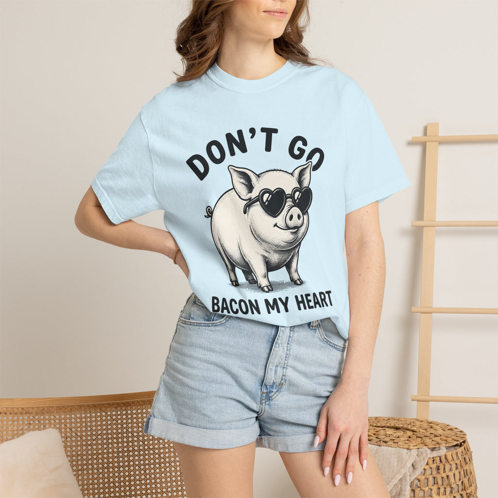 Pig Drawing Shirt Funny Wildlife Gift Women Cartoon Tee Swine T-Shirt Humor Fan Comic Tshirt Animal Graphic Hand Painted Love Sunglasses