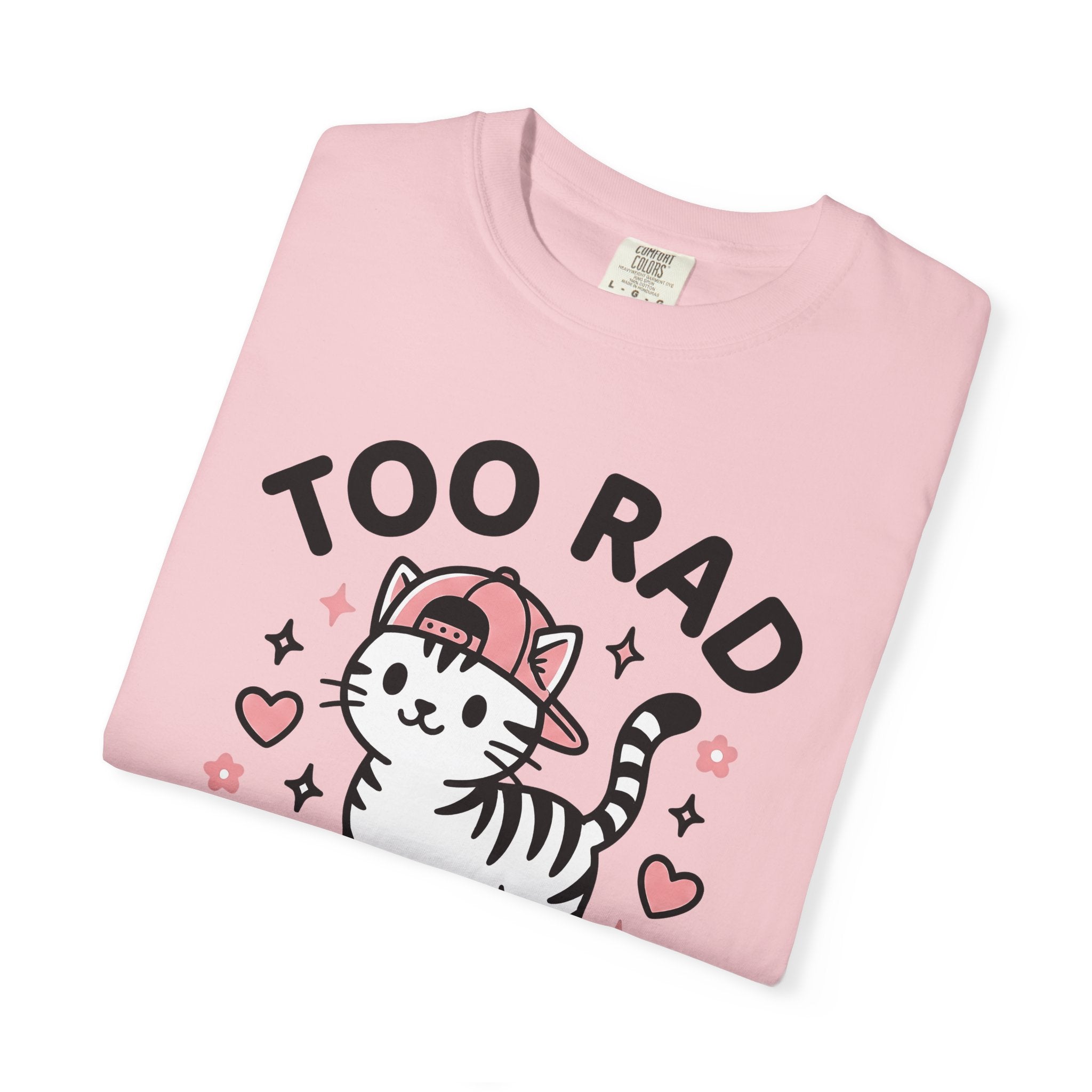 Cat Skateboard Shirt Cat Joke Gift Women Cute Tee Kitten T-Shirt Feline Fan Kitty Tshirt Humor Graphic Comic Heart Tshirt