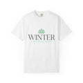 Spruce Trees Shirt Holiday Frost Gift Women Plain Tee Evergreen T-Shirt Christmas Fan Fir Tshirt Frosty Graphic Trendy Calligraphy Font