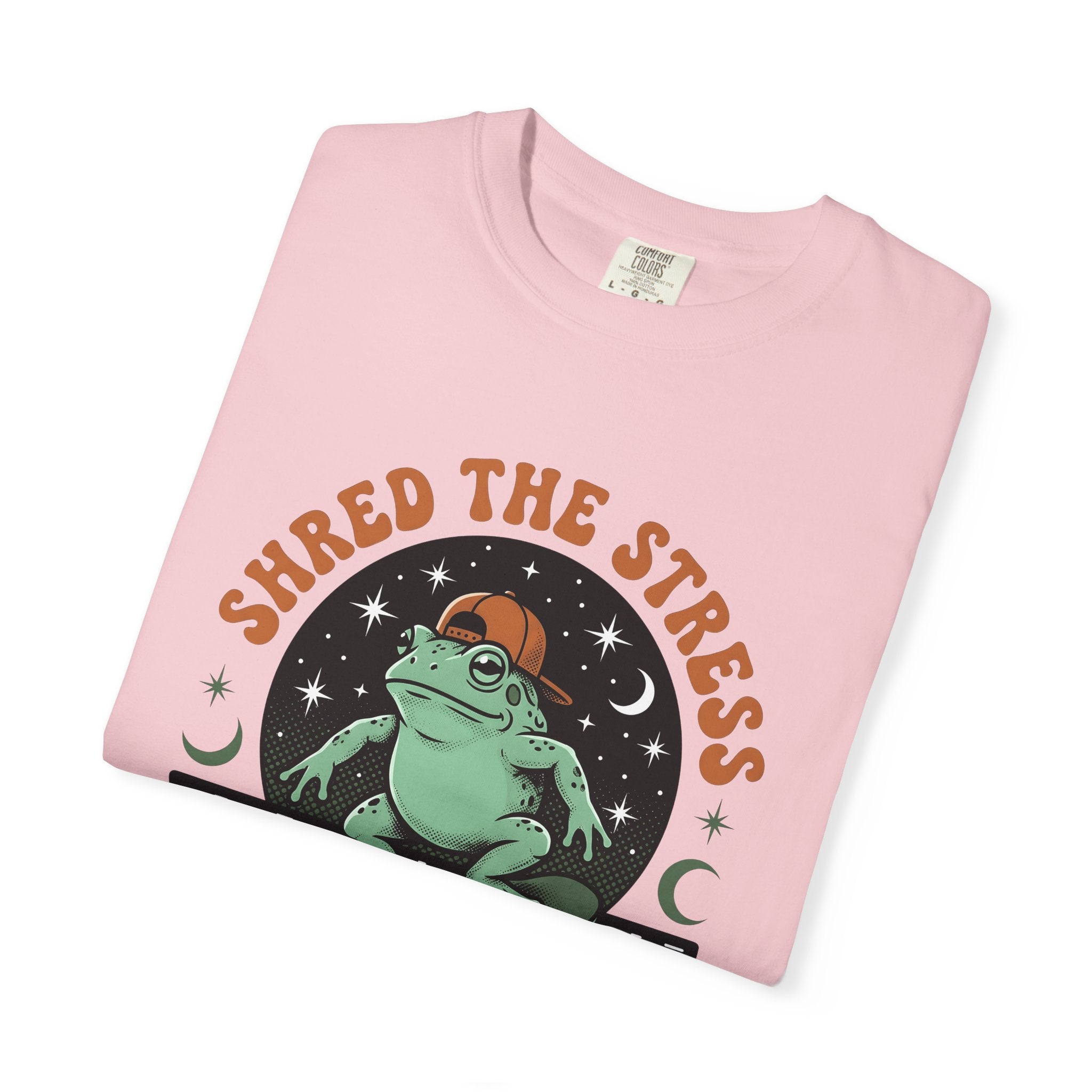 Frog Skateboard Shirt Sports Animal Gift Women Vintage Tee Skateboarder T-Shirt Athlete Fan Retro Graphic Tshirt Retro Stars Tshirt