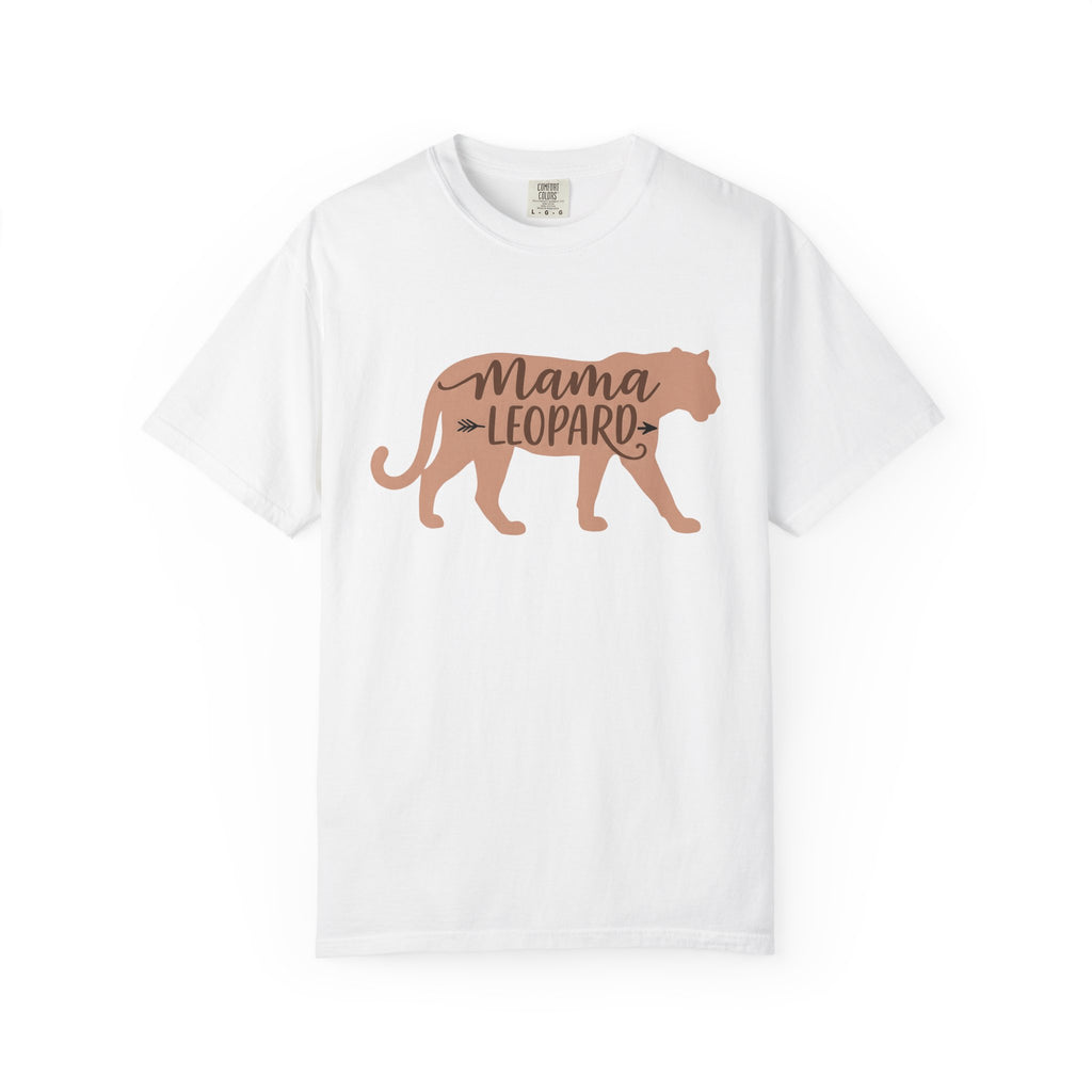 Leopard Silhouette Shirt Moms Animal Gift Women Boho Tee Leopard T-Shirt Motherhood Fan Bohemian Tshirt Wildlife Graphic Minimalist Arrow