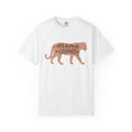 Leopard Silhouette Shirt Moms Animal Gift Women Boho Tee Leopard T-Shirt Motherhood Fan Bohemian Tshirt Wildlife Graphic Minimalist Arrow