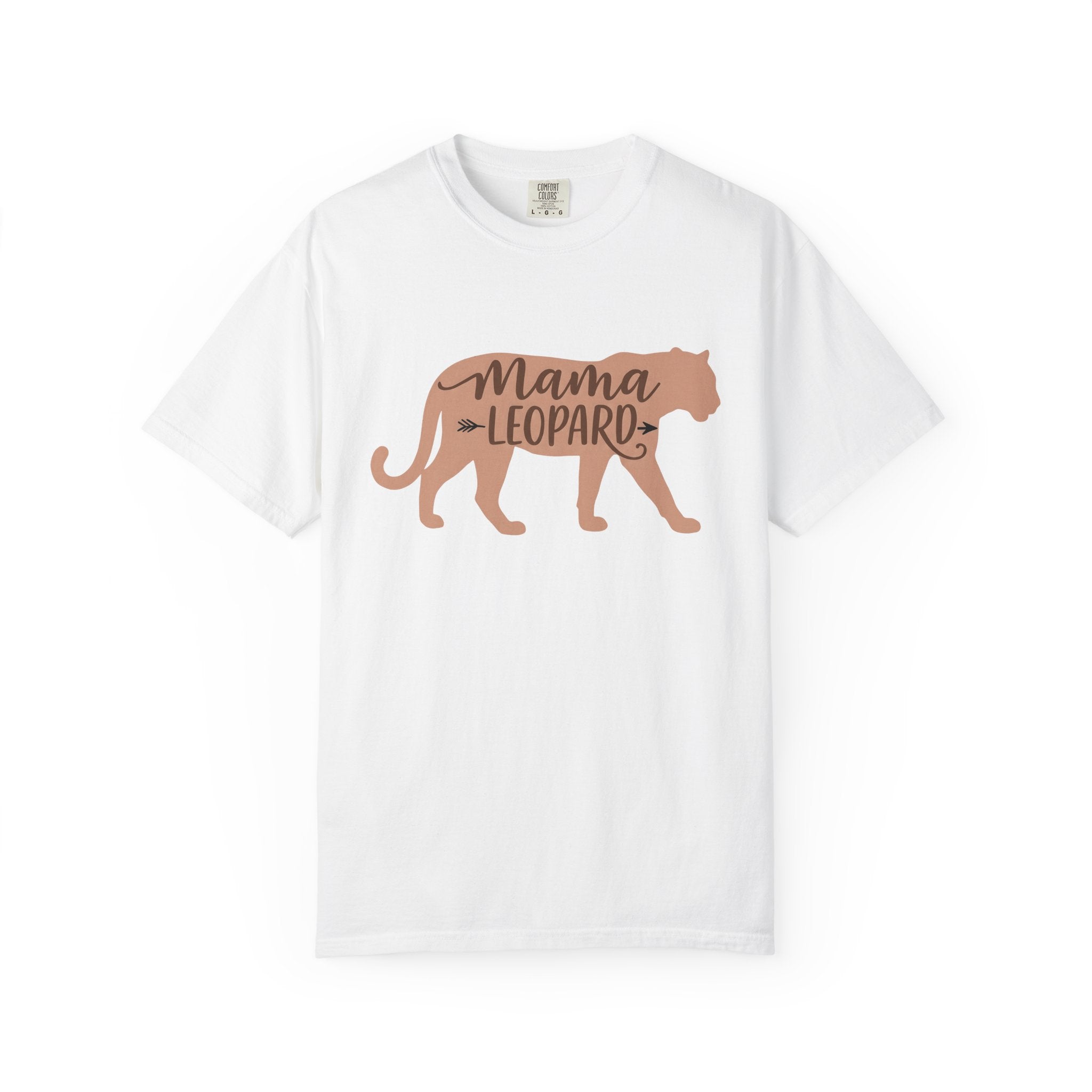 Leopard Silhouette Shirt Moms Animal Gift Women Boho Tee Leopard T-Shirt Motherhood Fan Bohemian Tshirt Wildlife Graphic Minimalist Arrow