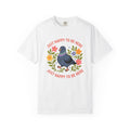 Pigeon Graphic Shirt Funny Animal Gift Women Cartoon Tee Dove T-Shirt Humor Fan Comic Tshirt Creature Graphic Retro Floral Tshirt
