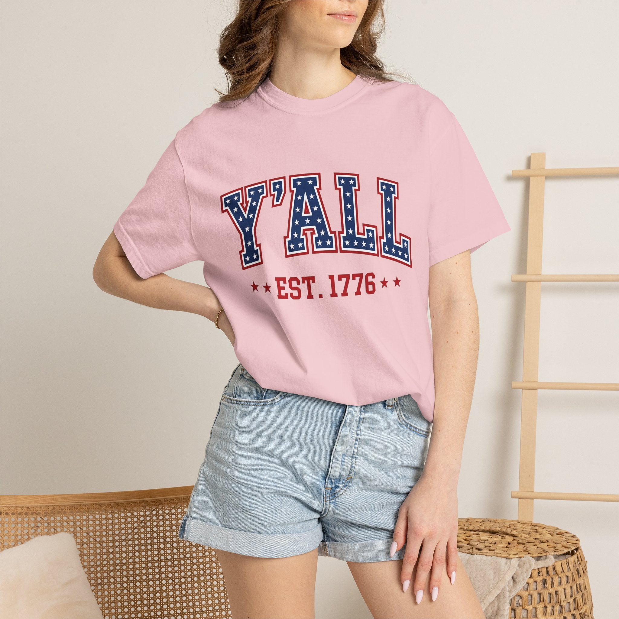 Patriot Text Shirt America Rustic Gift Women Print Tee Patriotic T-Shirt American Fan Printed Tshirt Country Graphic Classic Star Symbols
