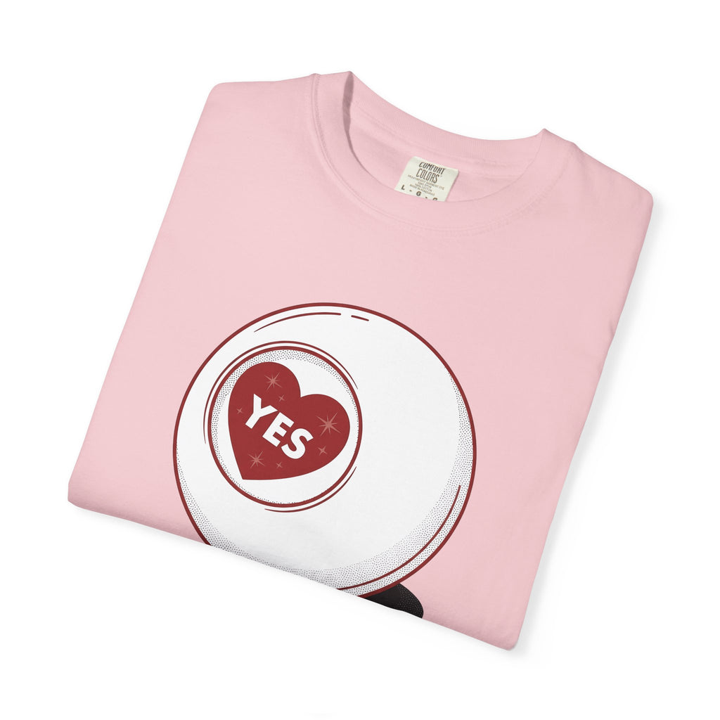 Fortune Ball Shirt Funny Romance Gift Women Classic Tee Crystal Ball T-Shirt Humor Fan Retro Tshirt Love Graphic Old School Symbol Tshirt