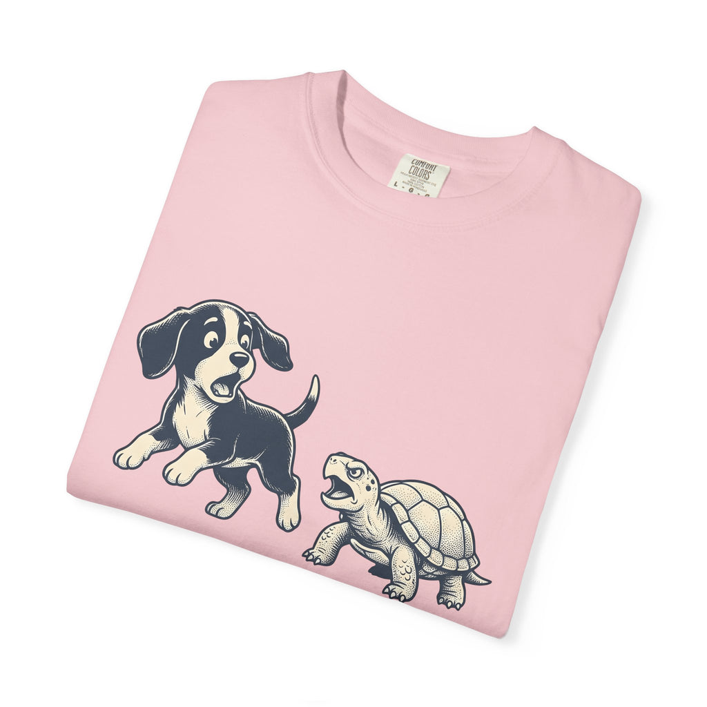 Dog Turtle Art Shirt Dog Wildlife Gift Women Classic Tee Turtle Art T-Shirt Dog Owner Dog Fan Pet Tshirt Wildlife Conservation Graphic