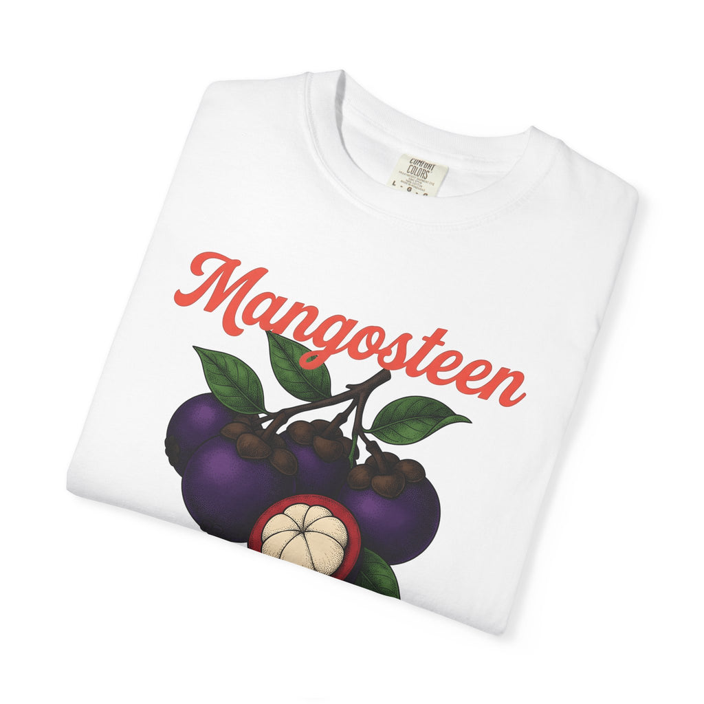 Mangosteen Fruit Shirt Fruit Kitchen Gift Women Hand Drawn Tee Mangosteen T-Shirt Fruit Fan Hand Drawn Tshirt Cooking Graphic Watercolor