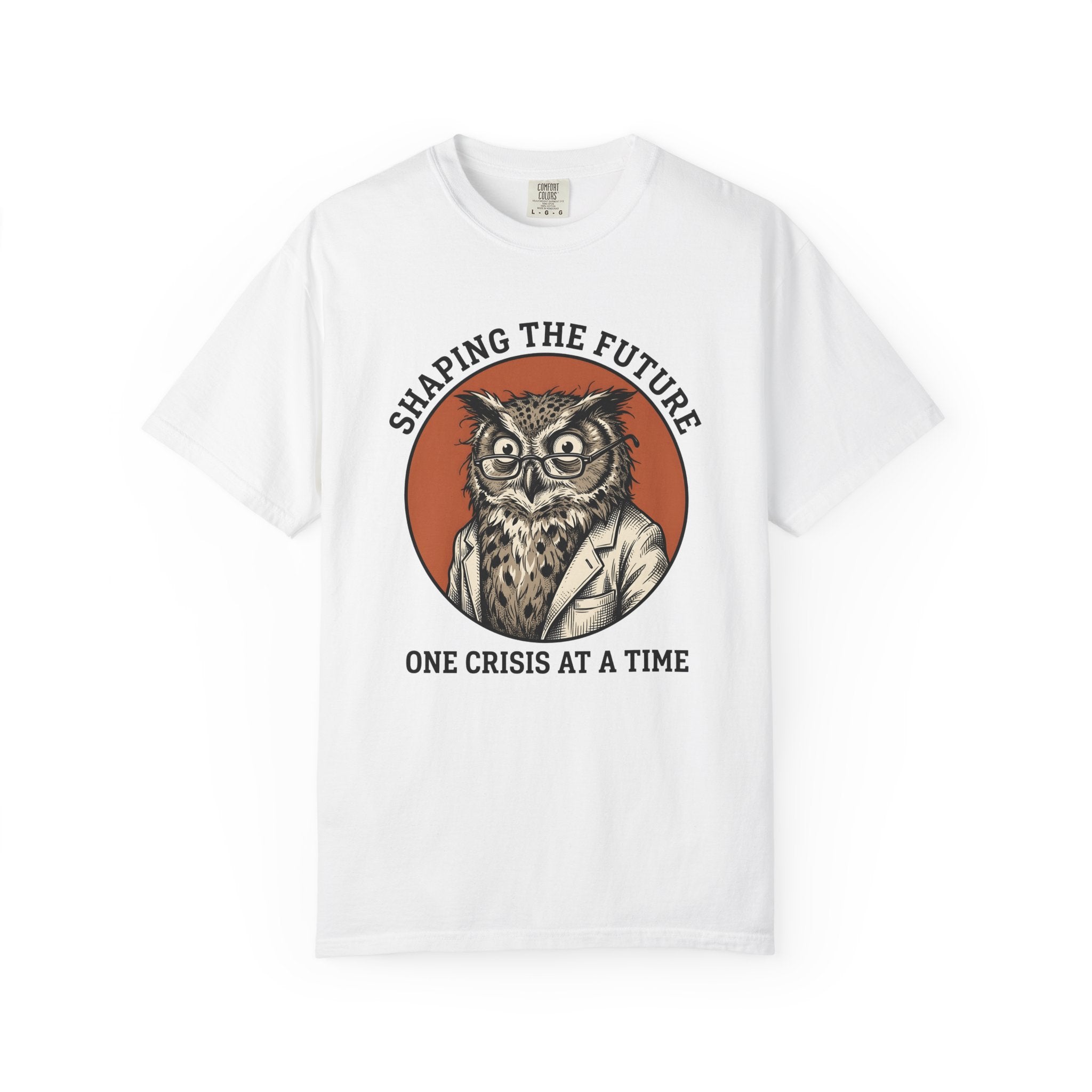 Owl Eyewear Shirt Teachers Comedy Gift Women Antique Tee Glasses T-Shirt Educator Enthusiast Vintage Tshirt Humor Graphic Classic Lab Smock